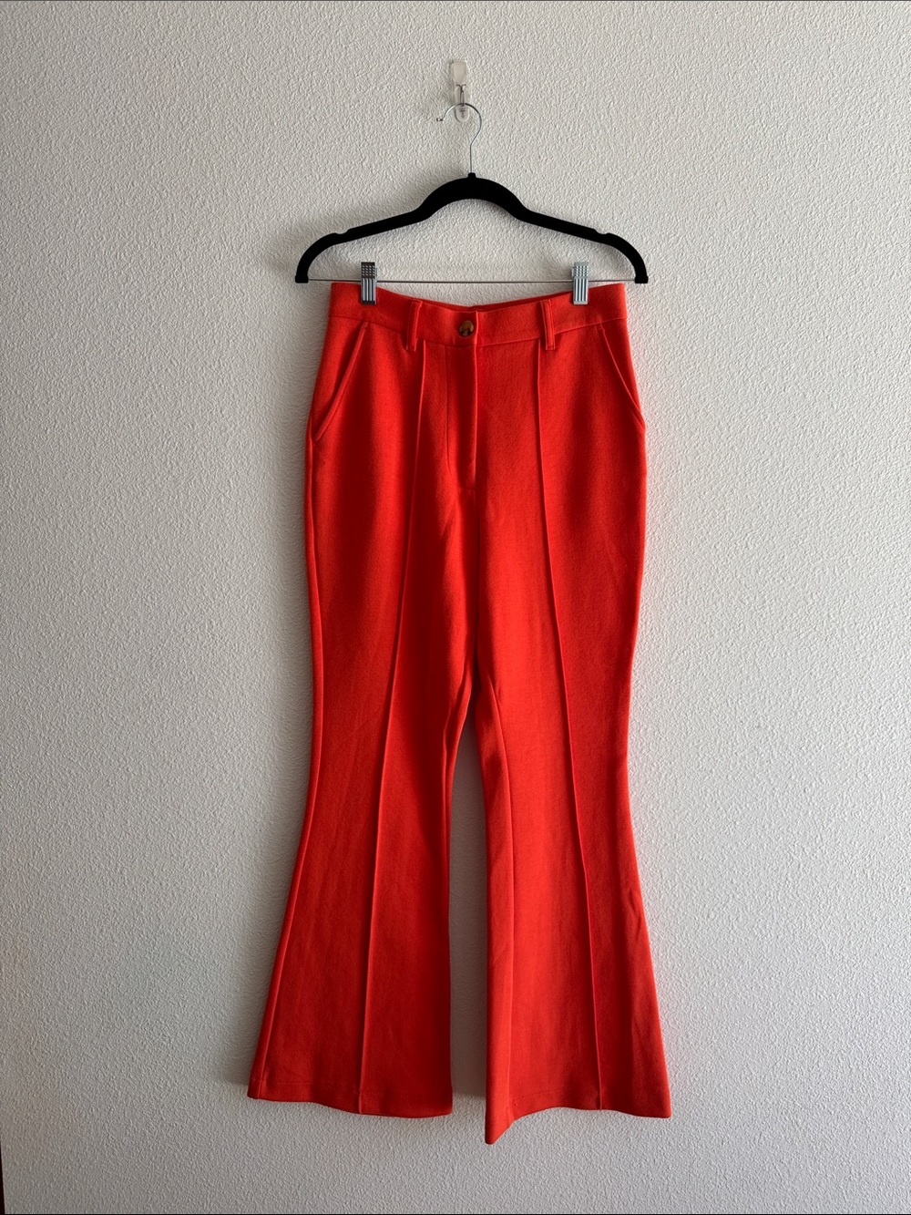 Urban Outfitters Tangerine Flared High-Rise Pants